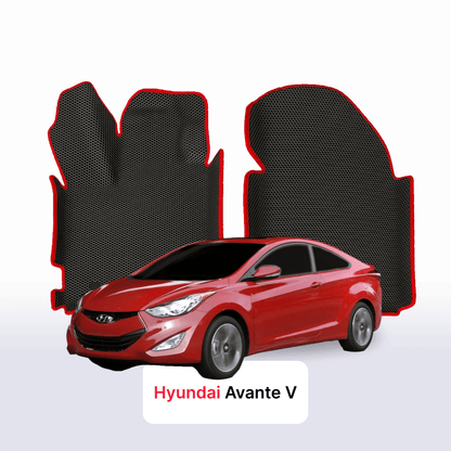 Car mats EVAMATS for Hyundai Avante(MD) 5 gen 2010-2015 year COUPE