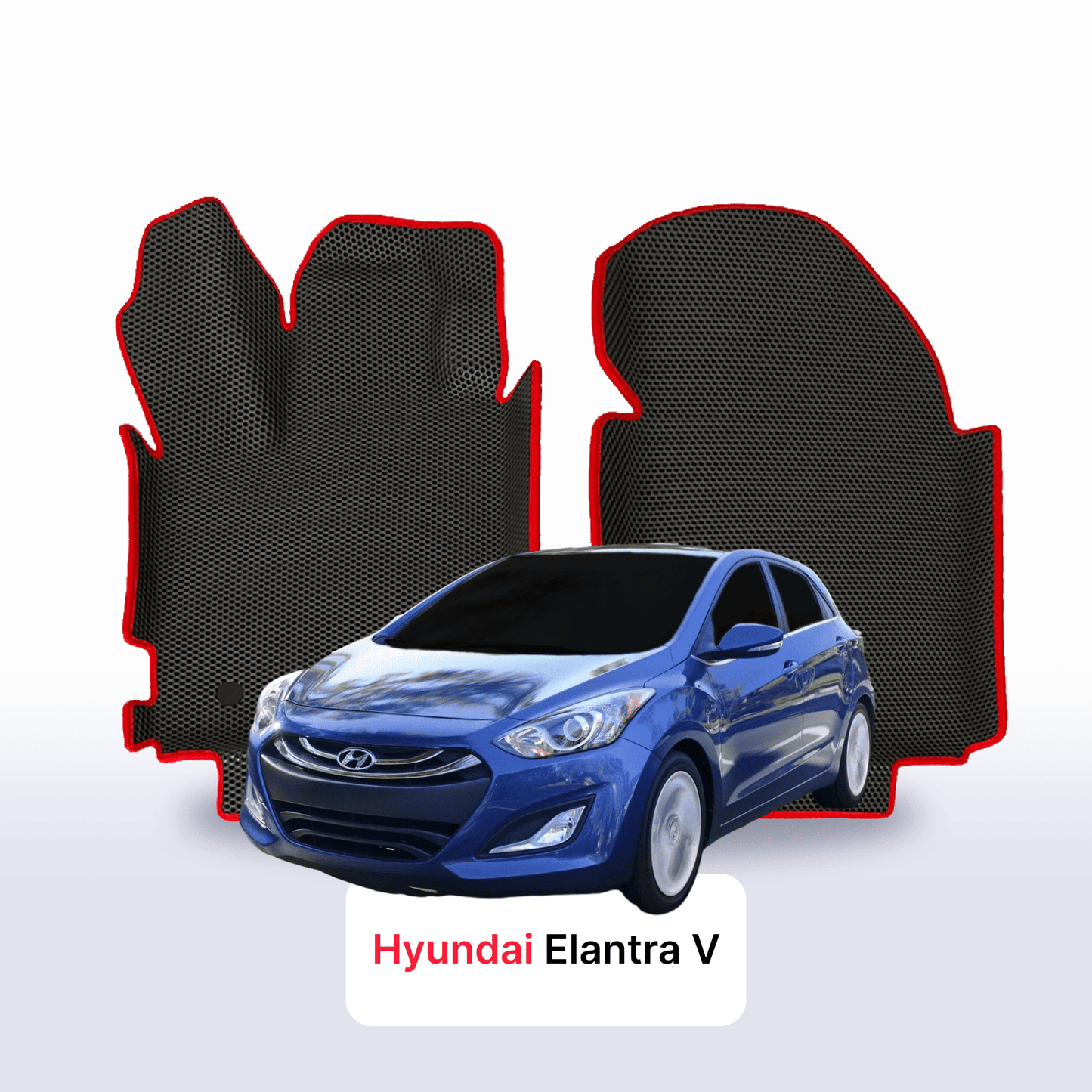 Car mats EVAMATS for Hyundai Elantra(MD) 5 gen 2010-2014 year HATCHBACK 5 door