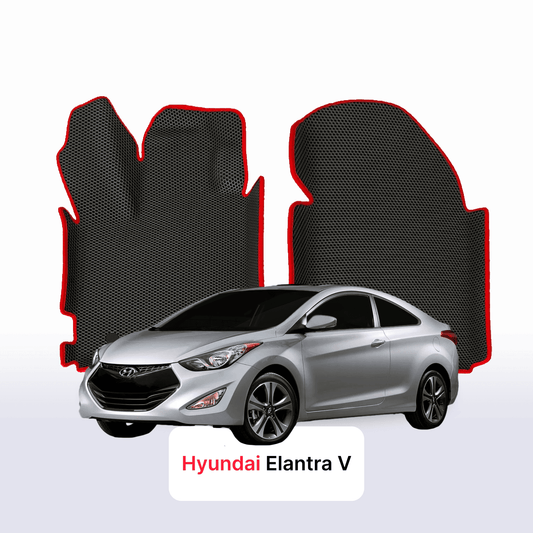 Car mats EVAMATS for Hyundai Elantra(MD) 5 gen 2010-2016 year COUPE
