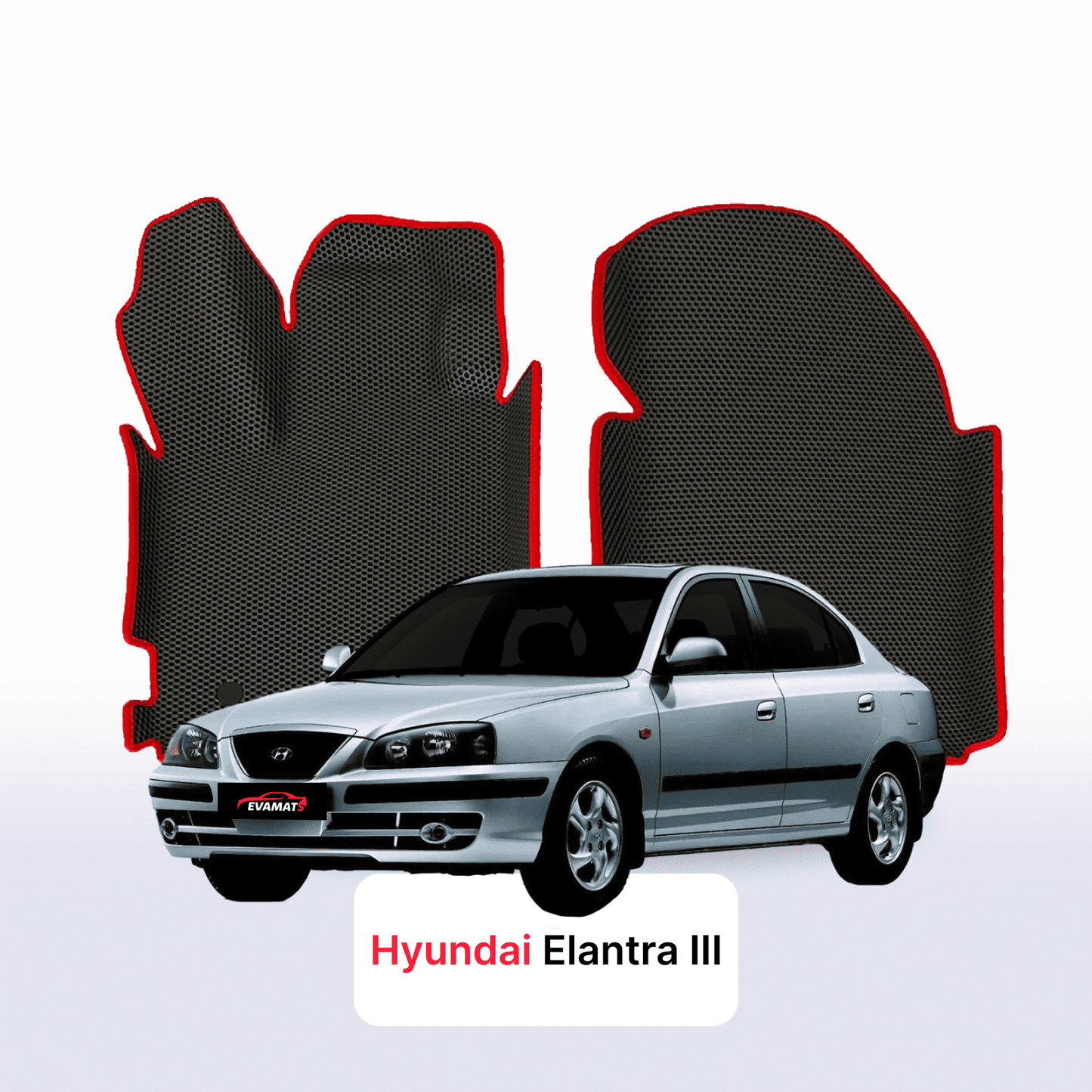 Car mats EVAMATS for Hyundai Elantra(XD2) 3 gen 2000-2010 year SEDAN