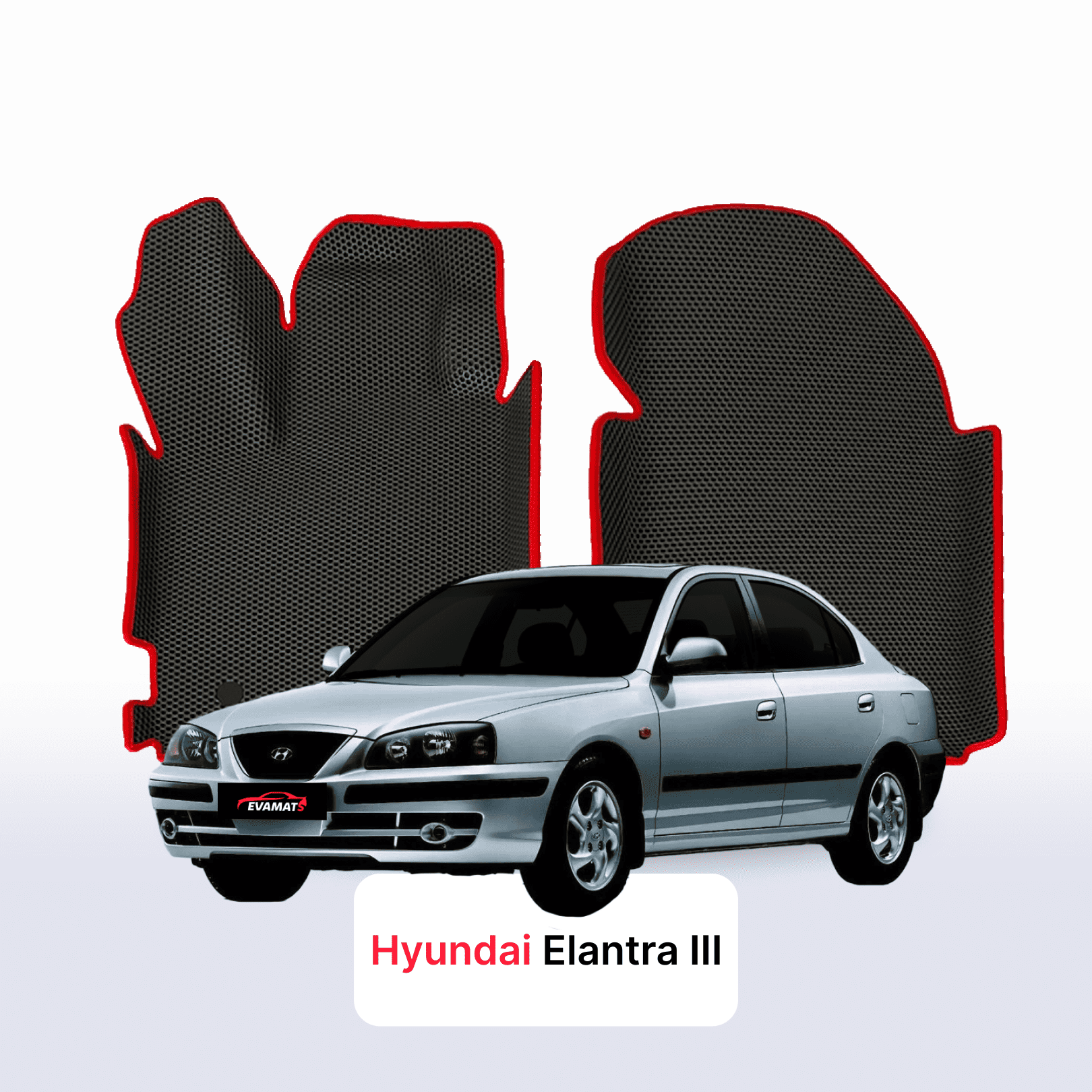 Car mats EVAMATS for Hyundai Elantra(XD2) 3 gen 2000-2010 year SEDAN
