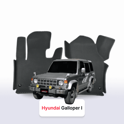 Car mats EVAMATS for Hyundai Galloper 1991-2003 year SUV 5 door