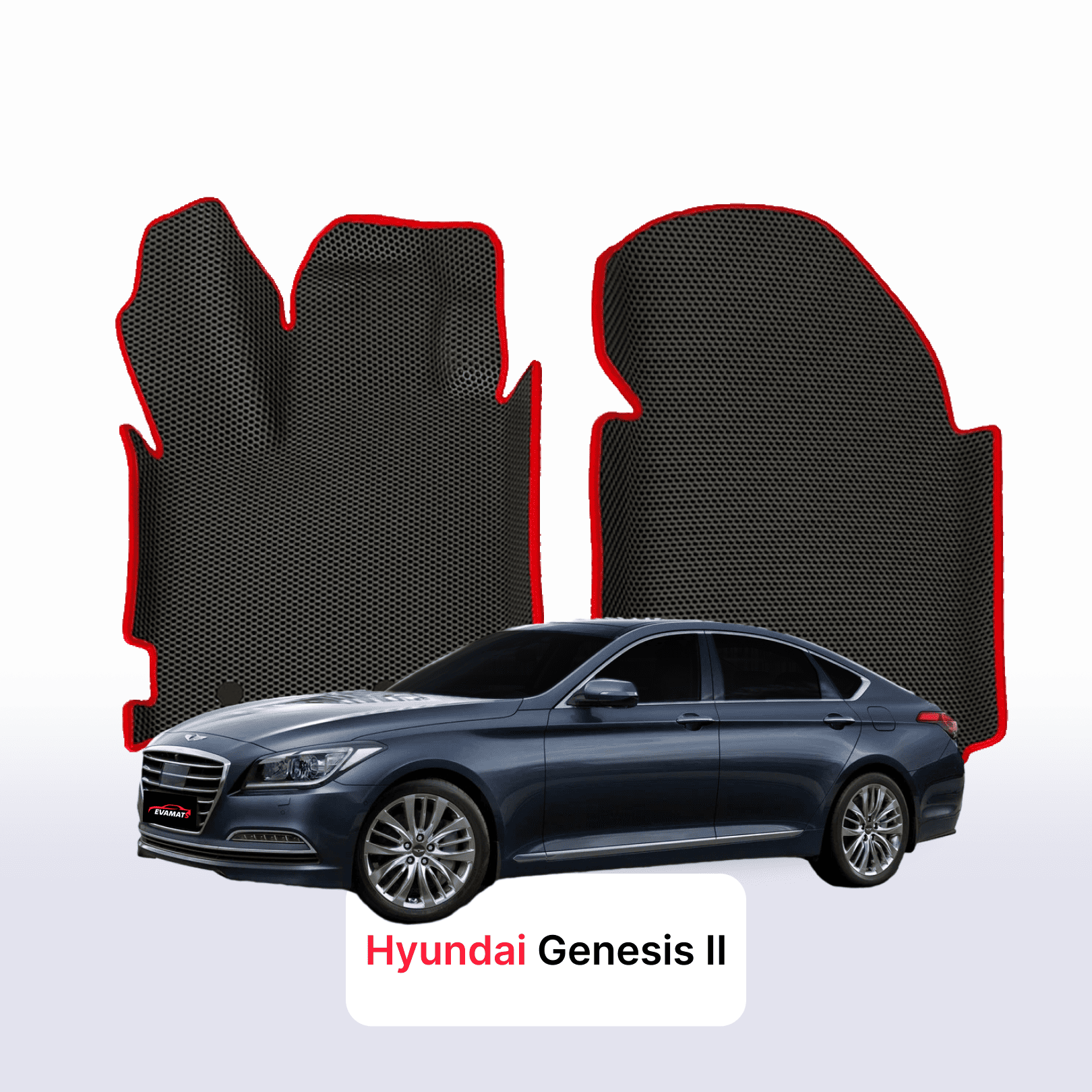 Car mats EVAMATS for Hyundai Genesis 2 gen 2013-2016 year SEDAN