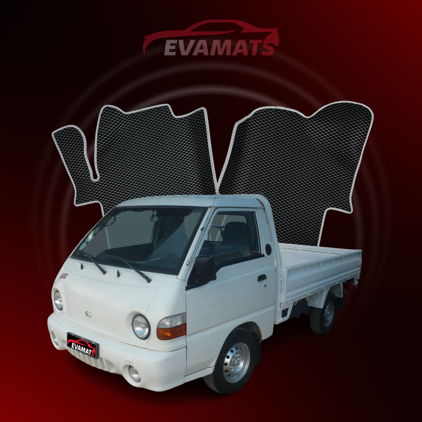 Car mats EVAMATS for Hyundai H100 1 gen 1986-2003 year VAN