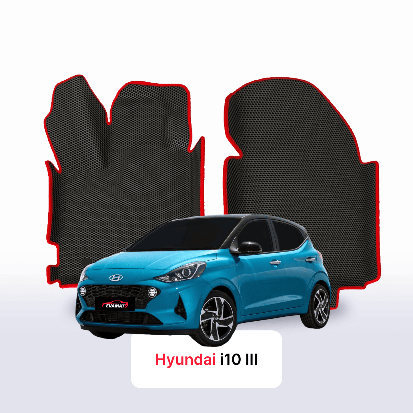 Car mats EVA for Hyundai i10 3 gen 2019-2026 year HATCHBACK 5 door