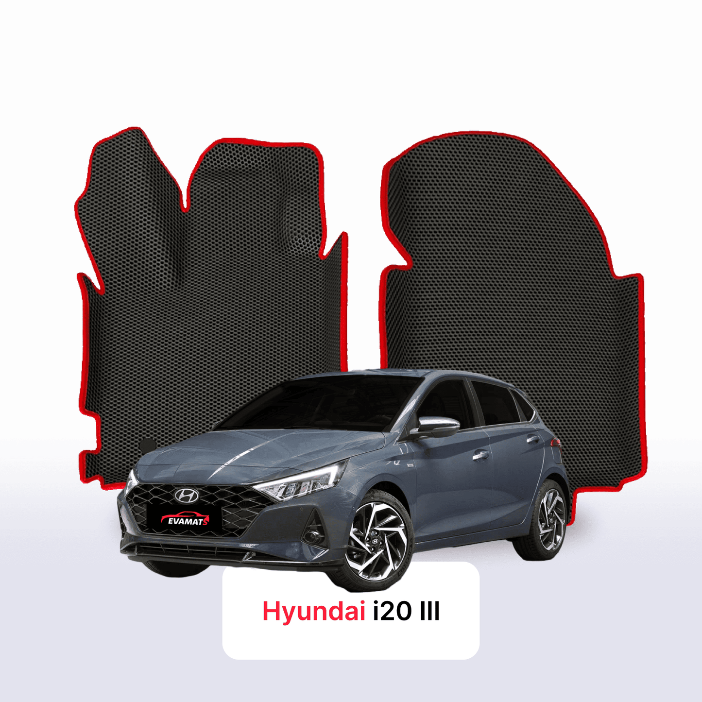 Car mats EVAMATS for Hyundai I20 3 gen 2020-2025 year HATCHBACK 5 door