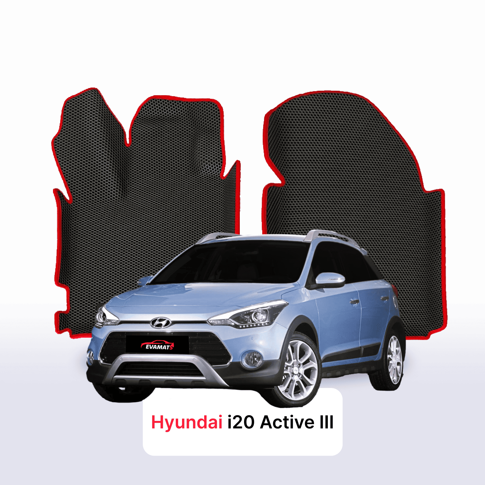 Car mats EVAMATS for Hyundai I20 Active(IB) 2 gen 2014-2020 year HATCHBACK 5 door