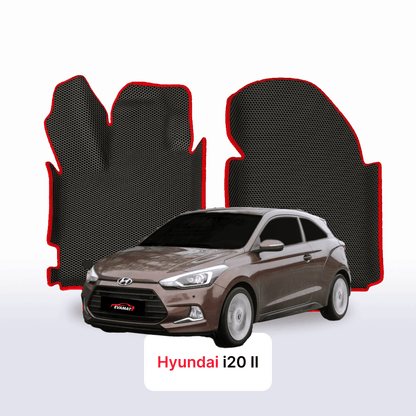 Car mats EVAMATS for Hyundai I20(IB) 2 gen 2014-2020 year HATCHBACK 3 door