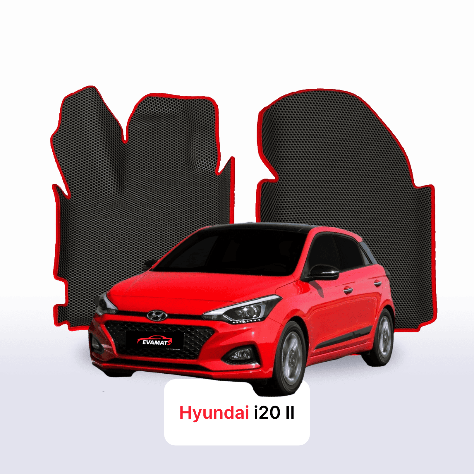 Car mats EVAMATS for Hyundai I20(IB) 2 gen 2014-2020 year HATCHBACK 5 door