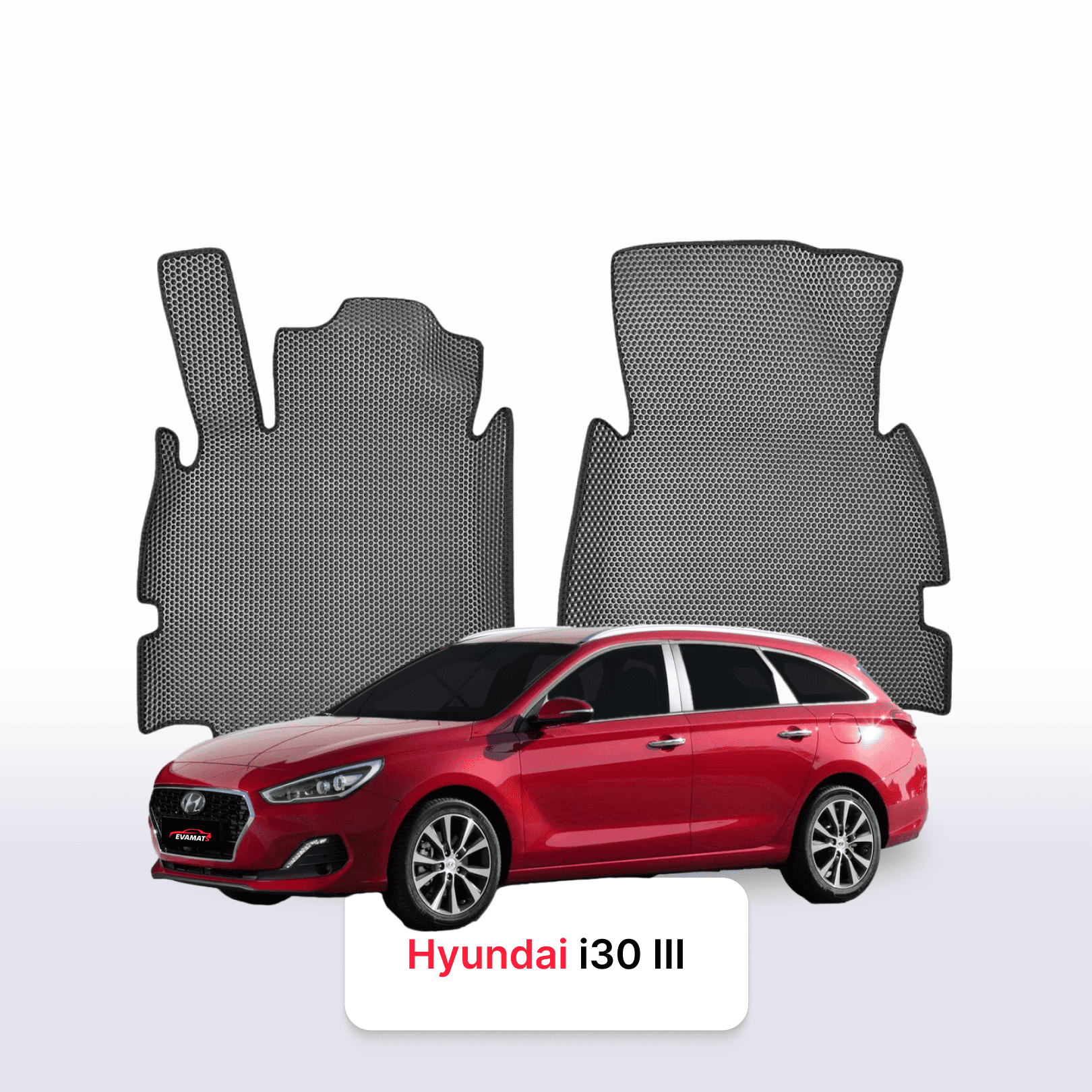 Car mats EVAMATS for Hyundai I30 3 gen 2017-2025 year STATION WAGON