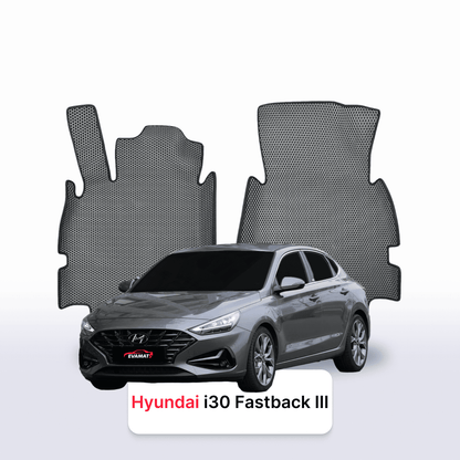 Car mats EVAMATS for Hyundai I30 Fastback 3 gen 2017-2025 year LIFTBACK