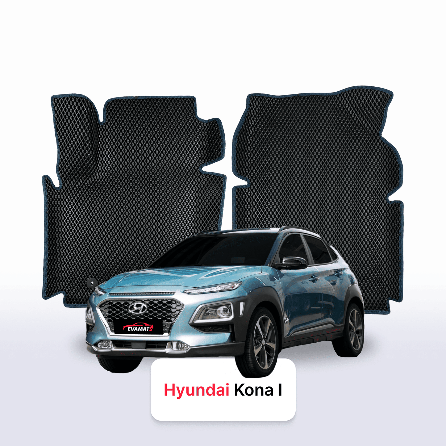 Car mats EVAMATS for Hyundai Kona 1 gen 2017-2023 year SUV