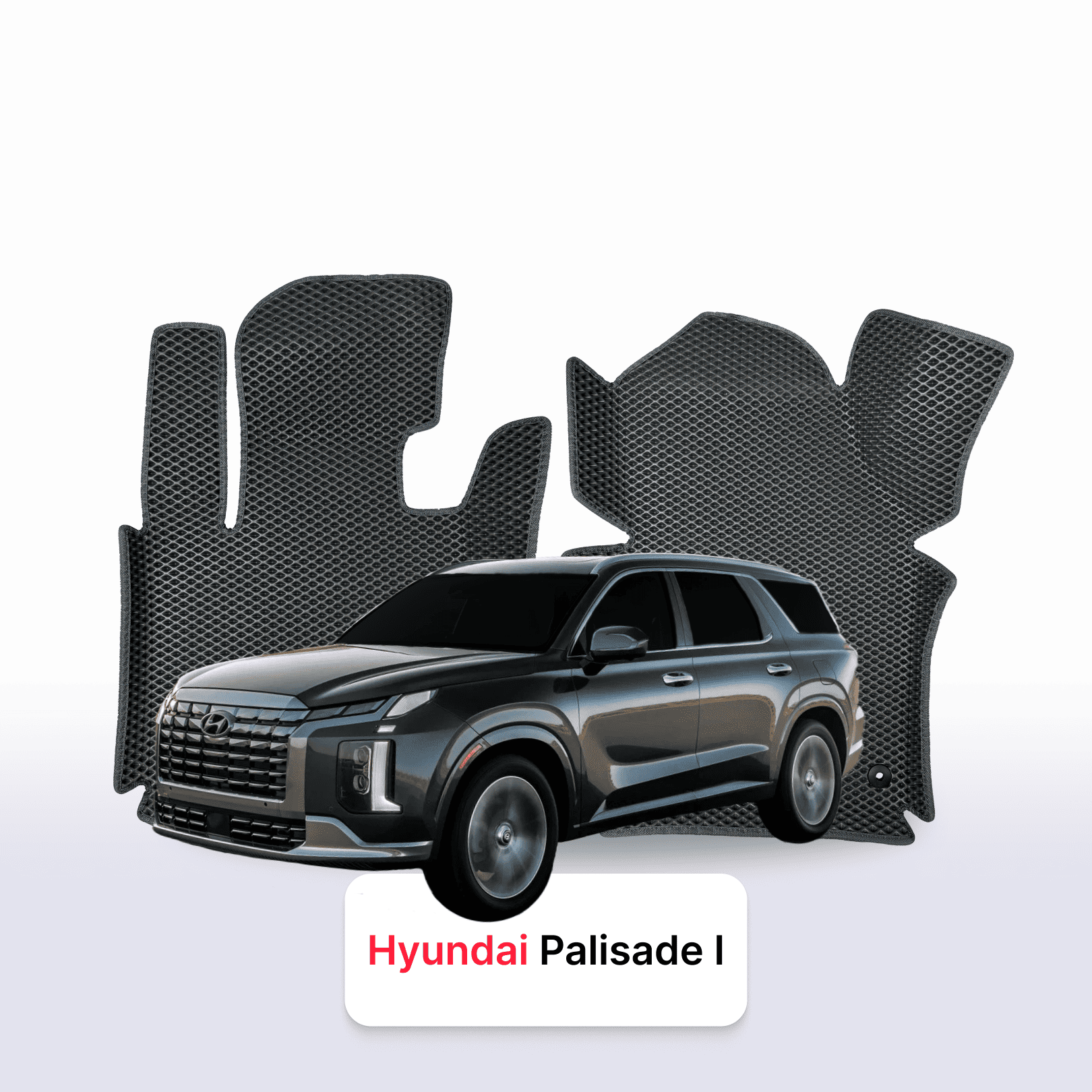 Car mats EVA for Hyundai Palisade 1 gen 2018-2028 year SUV