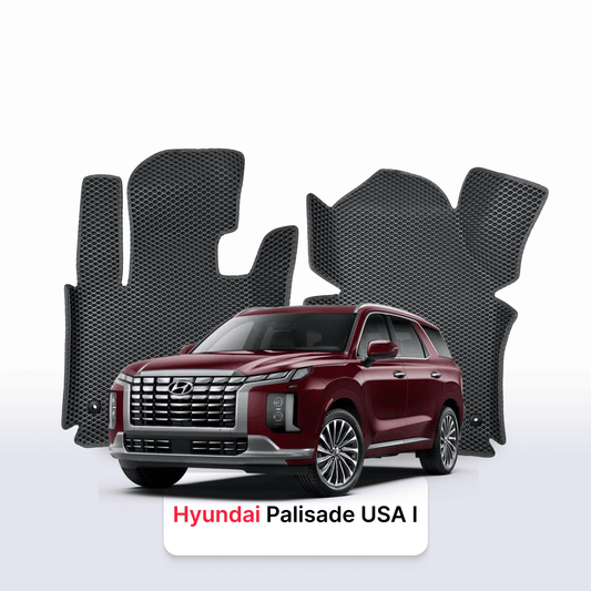 Car mats EVAMATS for Hyundai Palisade USA 1 gen 2018-2025 year SUV