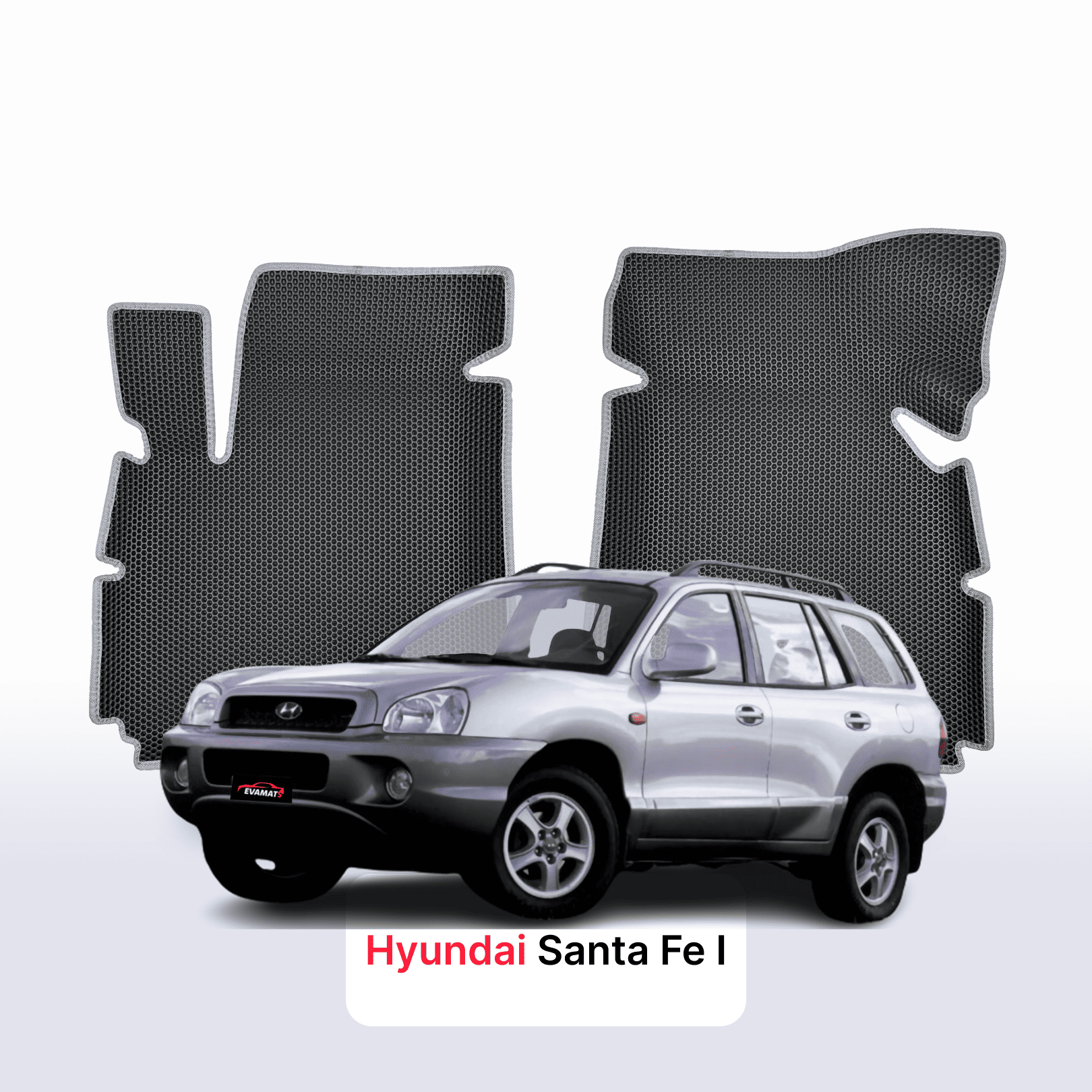Car mats EVAMATS for Hyundai Santa Fe 1 gen 2000-2006 year SUV