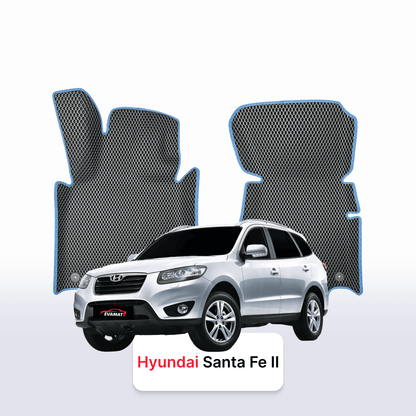 Car mats EVA for Hyundai Santa Fe 2 gen 2005-2012 year SUV