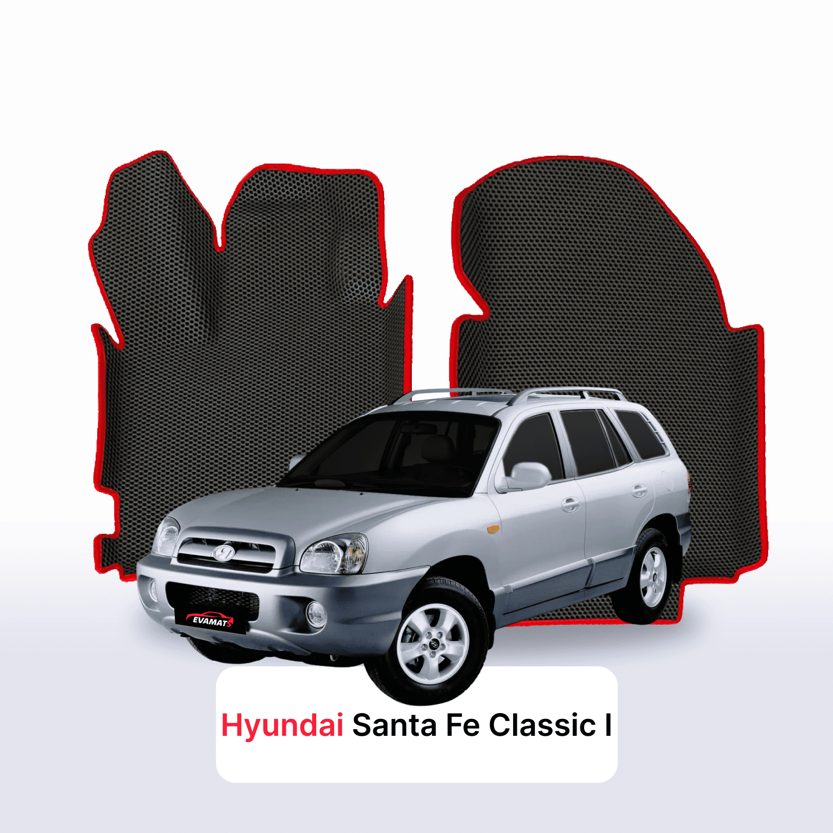 Car mats EVAMATS for Hyundai Santa Fe Classic 2007-2013 year SUV