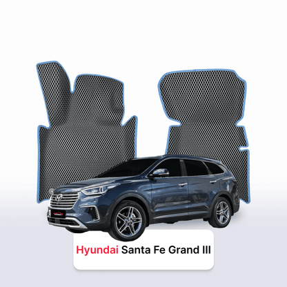 Car mats EVAMATS for Hyundai Santa Fe Grand 3 gen 2012-2018 year SUV