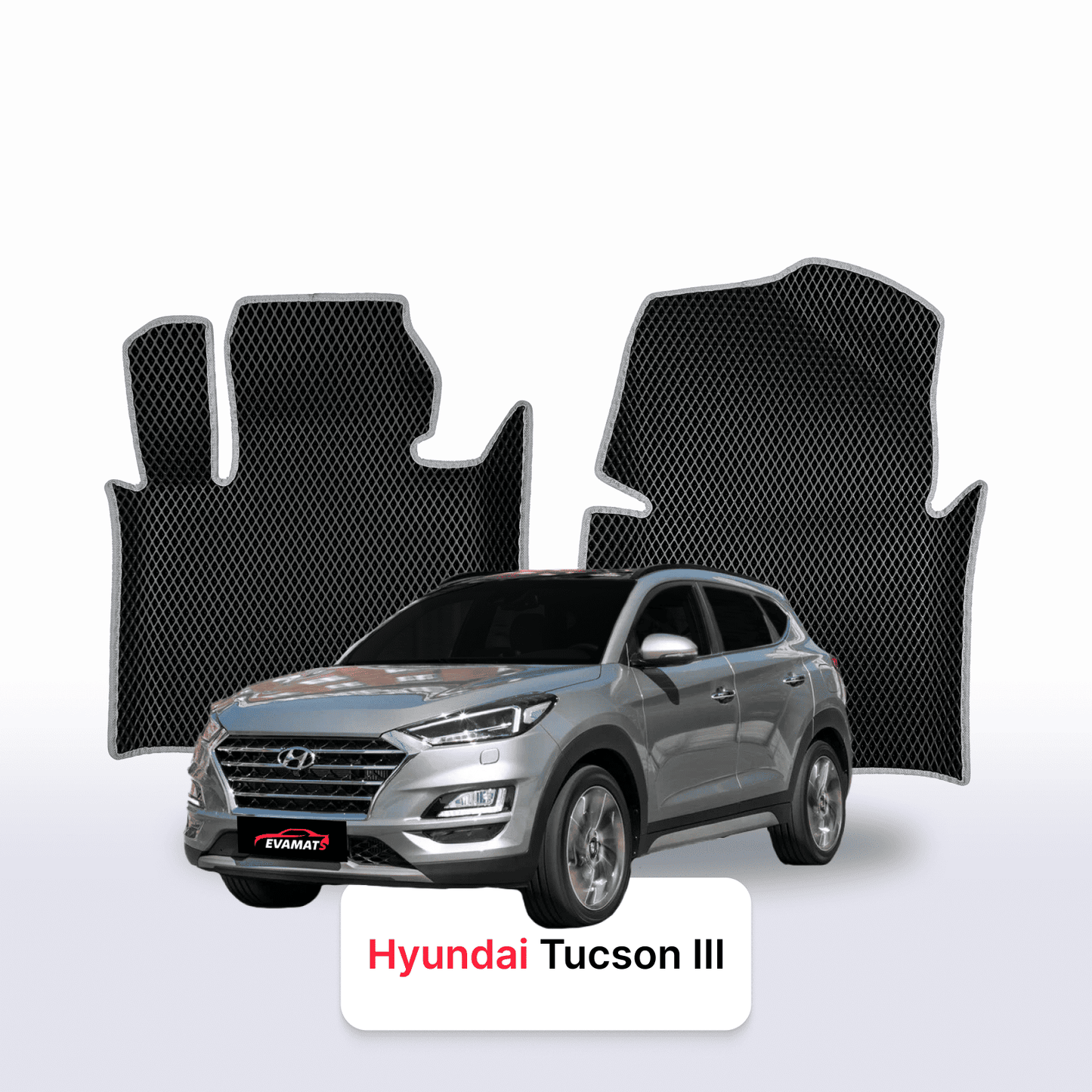 Car mats EVA for Hyundai Tucson facelift 3 gen 2018-2021 year SUV
