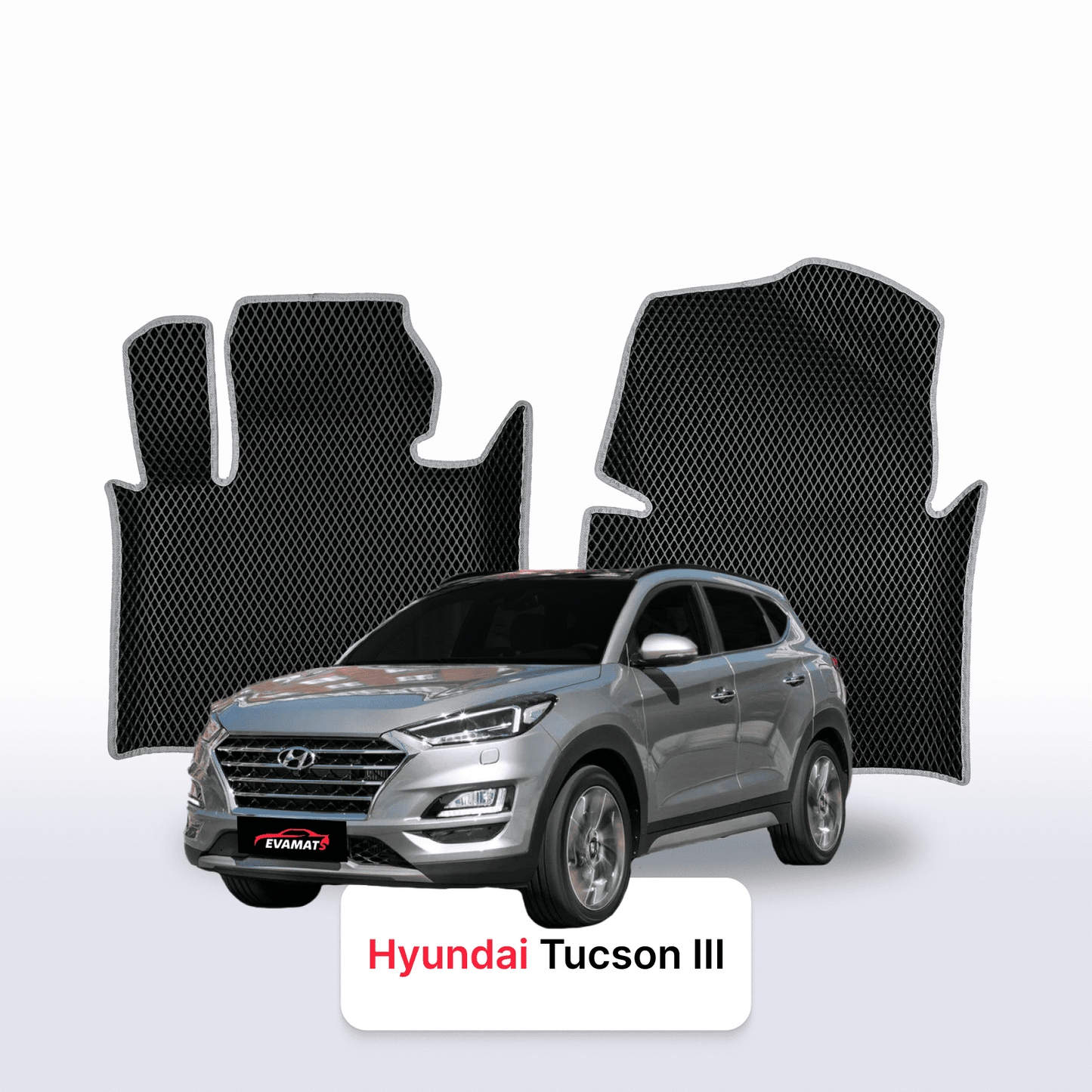 Car mats EVAMATS for Hyundai Tucson USA 3 gen 2015-2021 year SUV