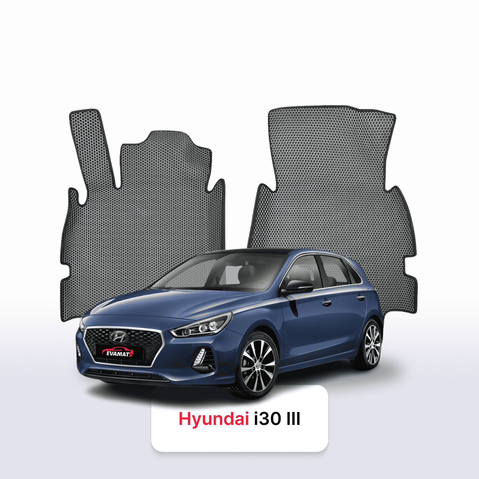 Car mats EVAMATS for Hyundai I30 3 gen 2017-2025 year HATCHBACK 5 door