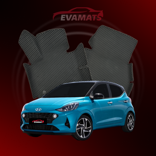 Tappetini per auto EVAMATS per Hyundai i10 3 gen 2019-2025 anno HATCHBACK 5 porte