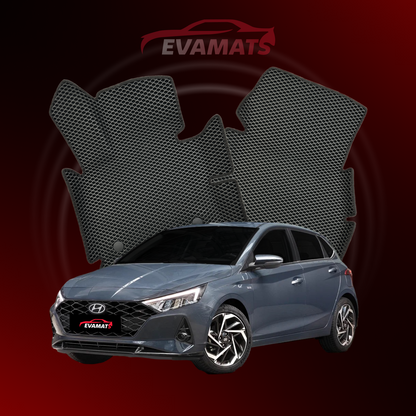 Car mats EVAMATS for Hyundai I20 3 gen 2020-2025 year HATCHBACK 5 door