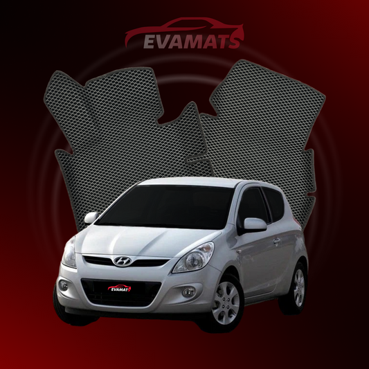 Car mats EVAMATS for Hyundai i20(PB) 1 gen 2008-2014 year HATCHBACK 3 door