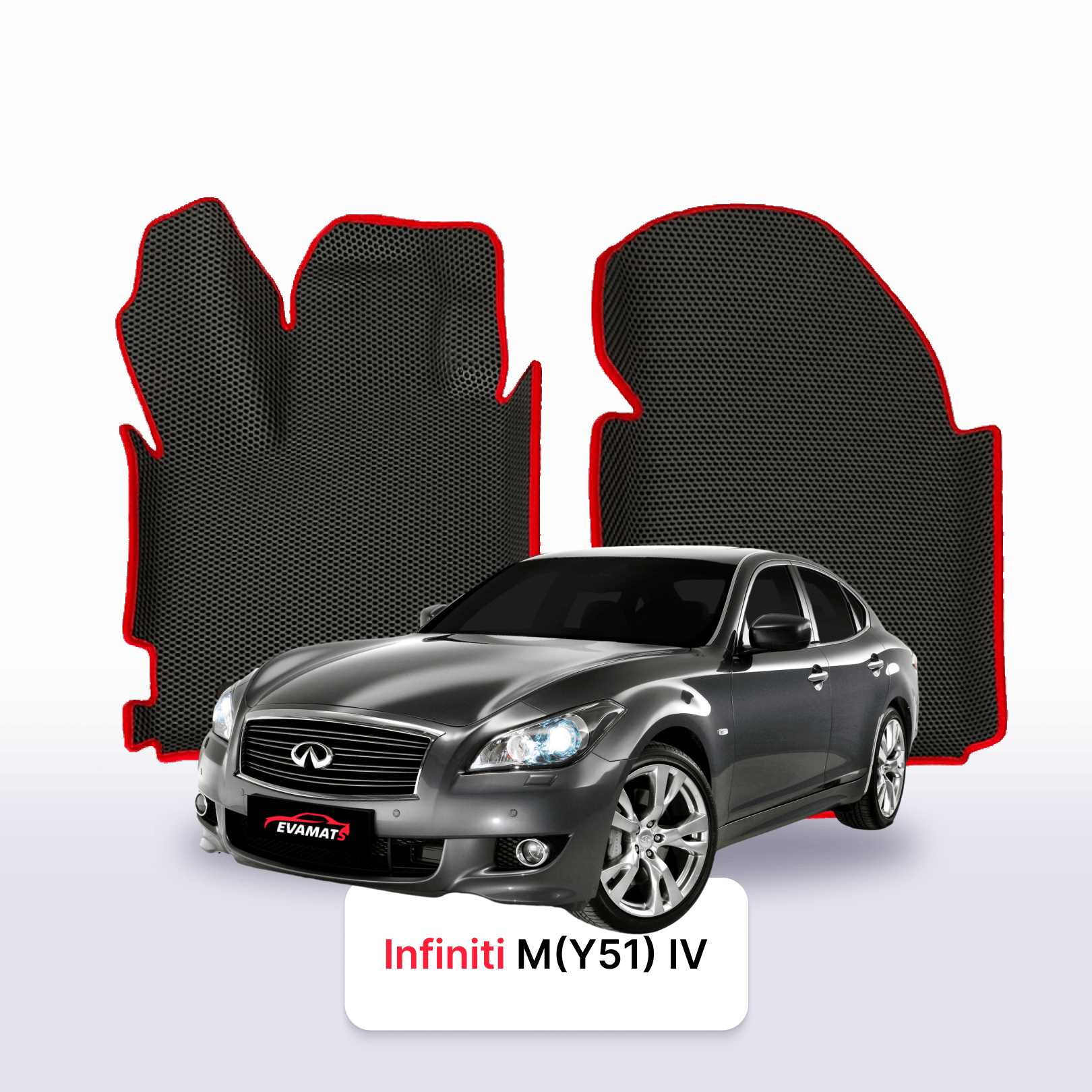 Car mats EVA for Infiniti M(Y51) 4 gen 2010-2013 year SEDAN