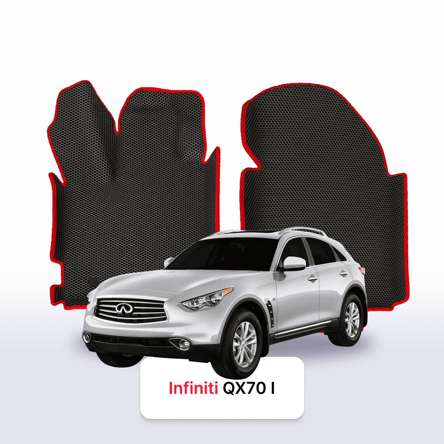 Car mats EVAMATS for Infiniti QX70 1 gen 2013-2017 year SUV