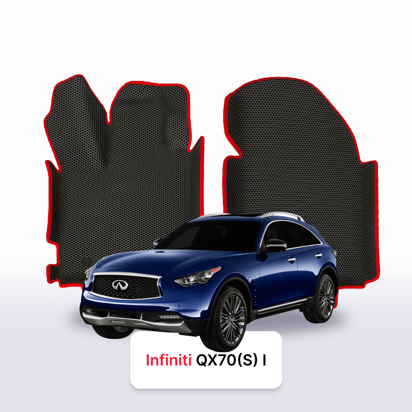 Car mats EVAMATS for Infiniti QX70S 1 gen 2013-2017 year SUV