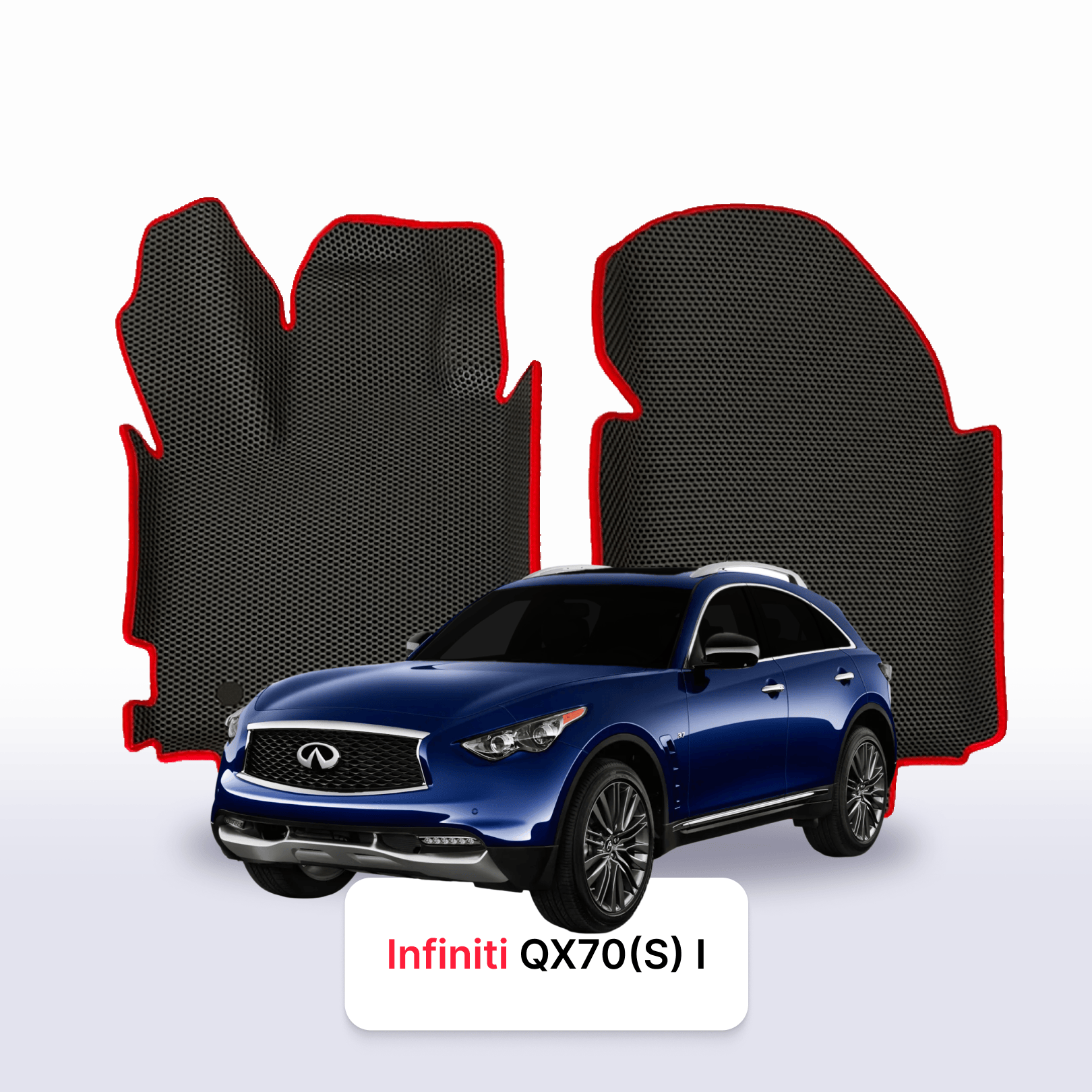 Car mats EVA for Infiniti QX70(S) 1 gen 2013-2017 year SUV