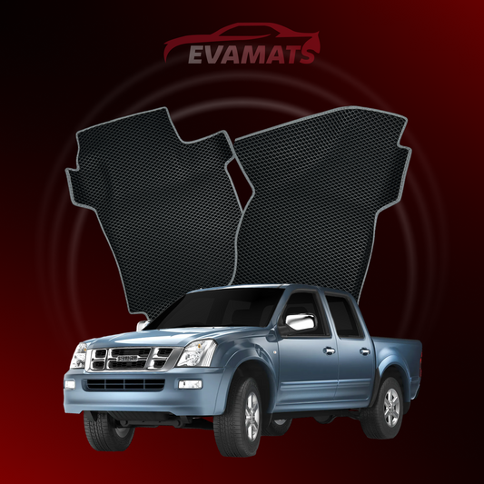 Alfombrillas de coche EVAMATS para Isuzu D-Max 1ª generación año 2002-2012 PICK-UP cabina doble