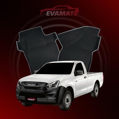 Car mats EVAMATS for Isuzu D-Max 2 gen 2012-2018 year PICK-UP single cabin