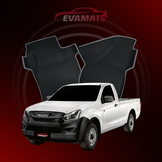 Alfombrillas de coche EVAMATS para Isuzu D-Max 2ª generación año 2012-2018 PICK-UP cabina simple