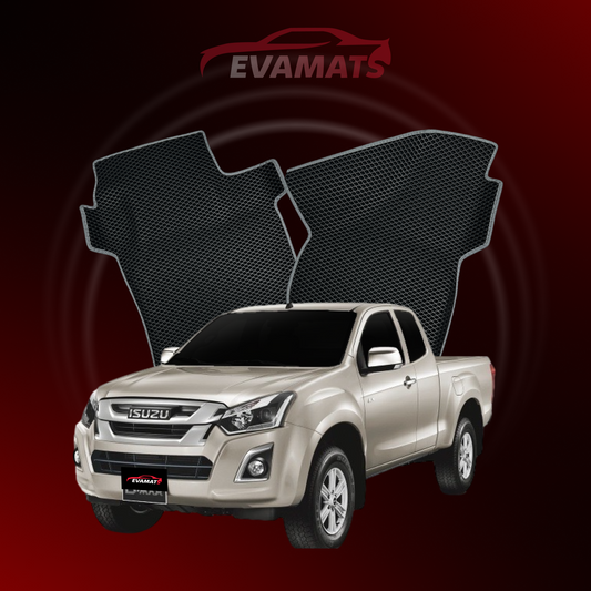 Autokoberce EVAMATS pro Isuzu D-Max 2 gen 2012-2019 rok PICK-UP jedna a půl kabina