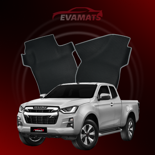 Tappetini auto EVAMATS per Isuzu D-Max 3 gen 2019-2025 anno PICK-UP cabina e mezza