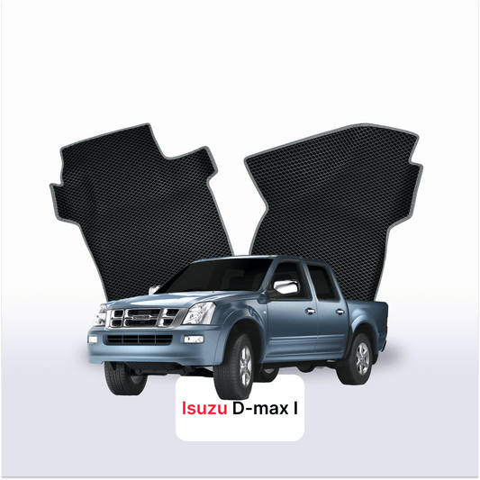 Car mats EVAMATS for Isuzu D-Max 1 gen 2002-2012 year PICK-UP double cabin