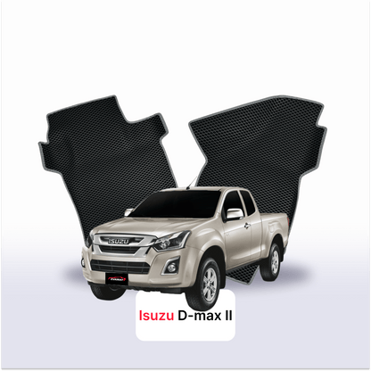 Car mats EVAMATS for Isuzu D-Max 2 gen 2012-2019 year PICK-UP one-and-half cabin