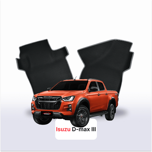Car mats EVAMATS for Isuzu D-Max 3 gen 2019-2025 year PICK-UP double cabin