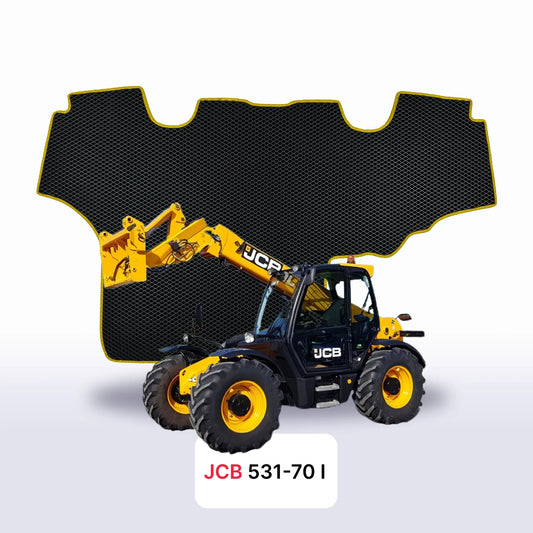 Car mats EVAMATS for JCB 531-70 1 gen 2005-2028 year TELESCOPIC HANDLER