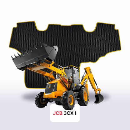Car mats EVAMATS for JCB 3CX 1 gen 2008-2024 year DIGGER