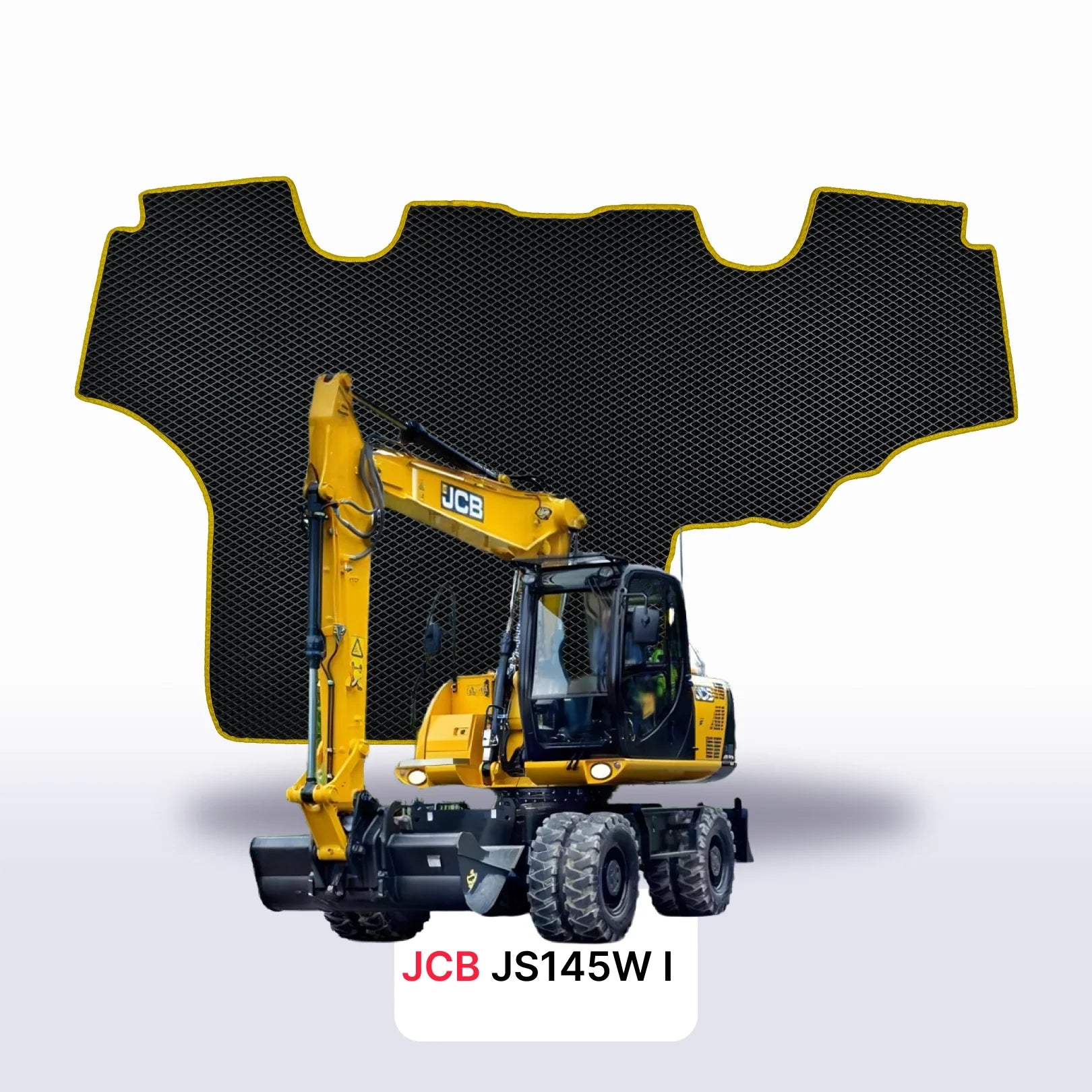 Car mats EVAMATS for JCB JS145W 1 gen 2021-2024 year DIGGER