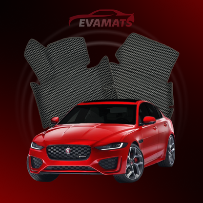 Car mats EVAMATS for Jaguar XE 1 gen 2015-2024 year LONG SEDAN