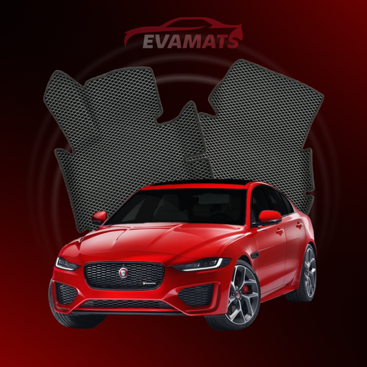 Autokoberce EVAMATS pro Jaguar XE 1 gen 2015-2024 rok LONG SEDAN