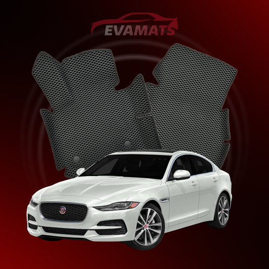 Autokoberce EVAMATS pro Jaguar XE 1 gen 2015-2024 rok SEDAN