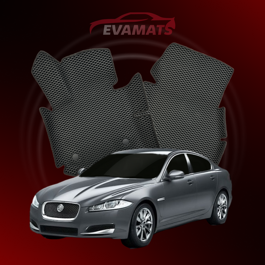 Car mats EVAMATS for Jaguar XF 1 gen 2007-2015 year SEDAN