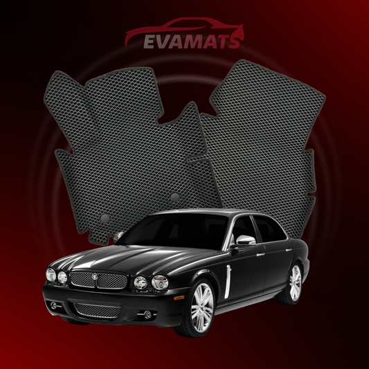 Car mats EVAMATS for Jaguar XJR(X300) 2 gen 1994-1997 year SEDAN