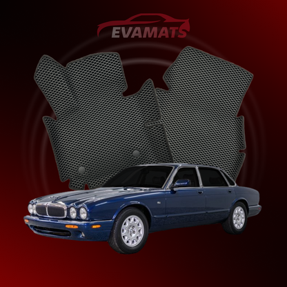 Car mats EVAMATS for Jaguar XJ(X308) 2 gen 1997-2003 year LONG SEDAN LWB