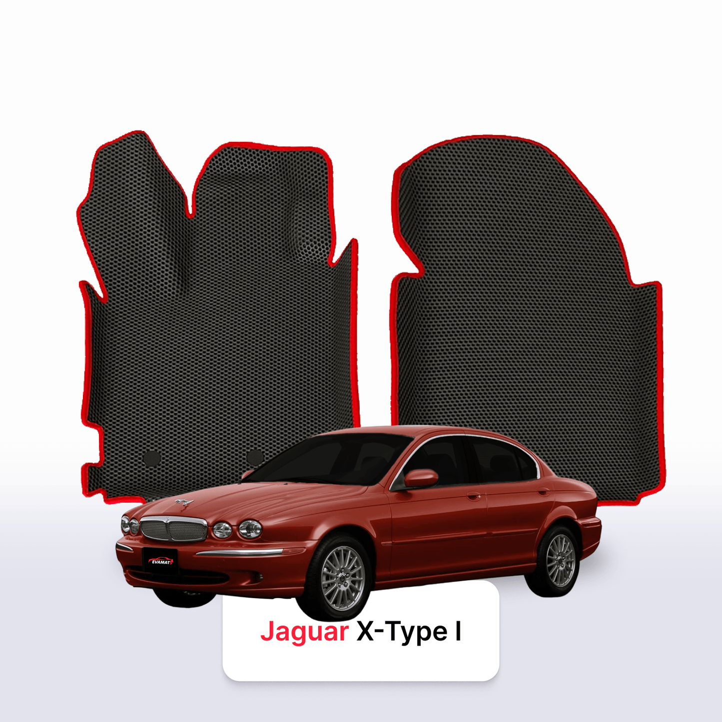 Car mats EVAMATS for Jaguar X-Type 1 gen 2001-2009 year SEDAN